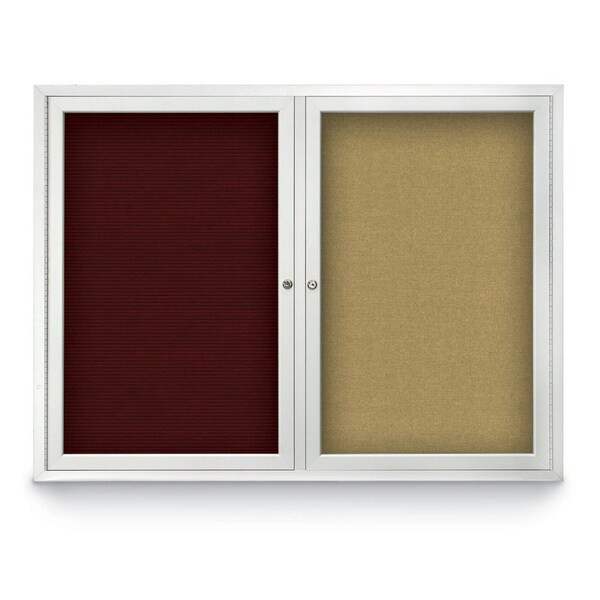 Corkboard, Cork/Satin, 36" x 36"